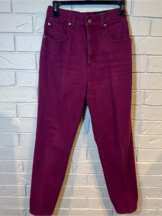 Lawman Western Denim - Vintage 90s Lawman Maroon Jeans Womens 26”